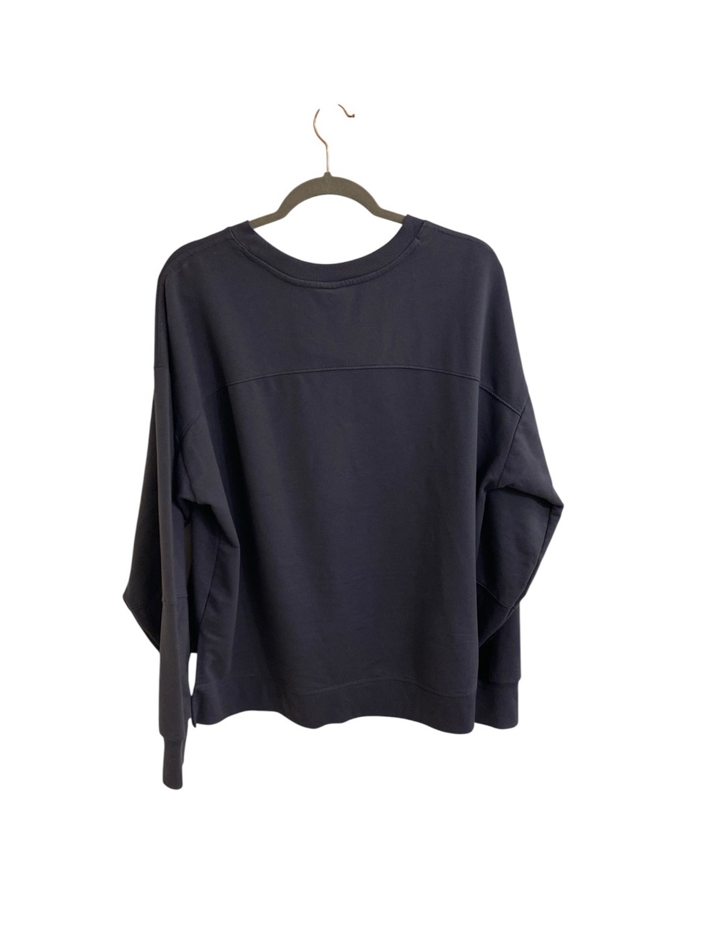 ALL IN MOTION SLATE BLUE OVERSIZED TERRYCLOTH SWEATSHIRT THUMBHOLES BOXY SIZE XL - Picture 12 of 16